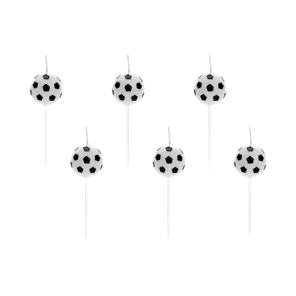 Vela de balón de fútbol (juego de 6)