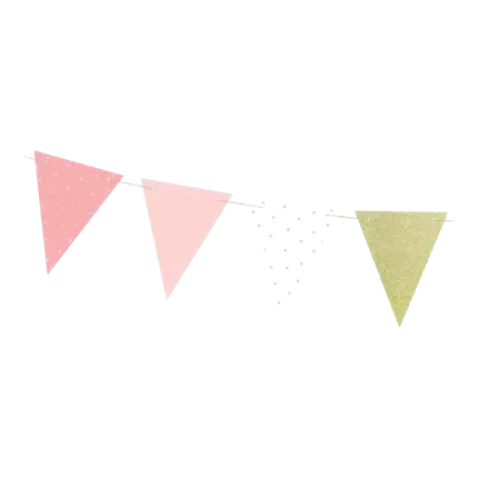 Mezclar la guirnalda de papel de color con los patrones