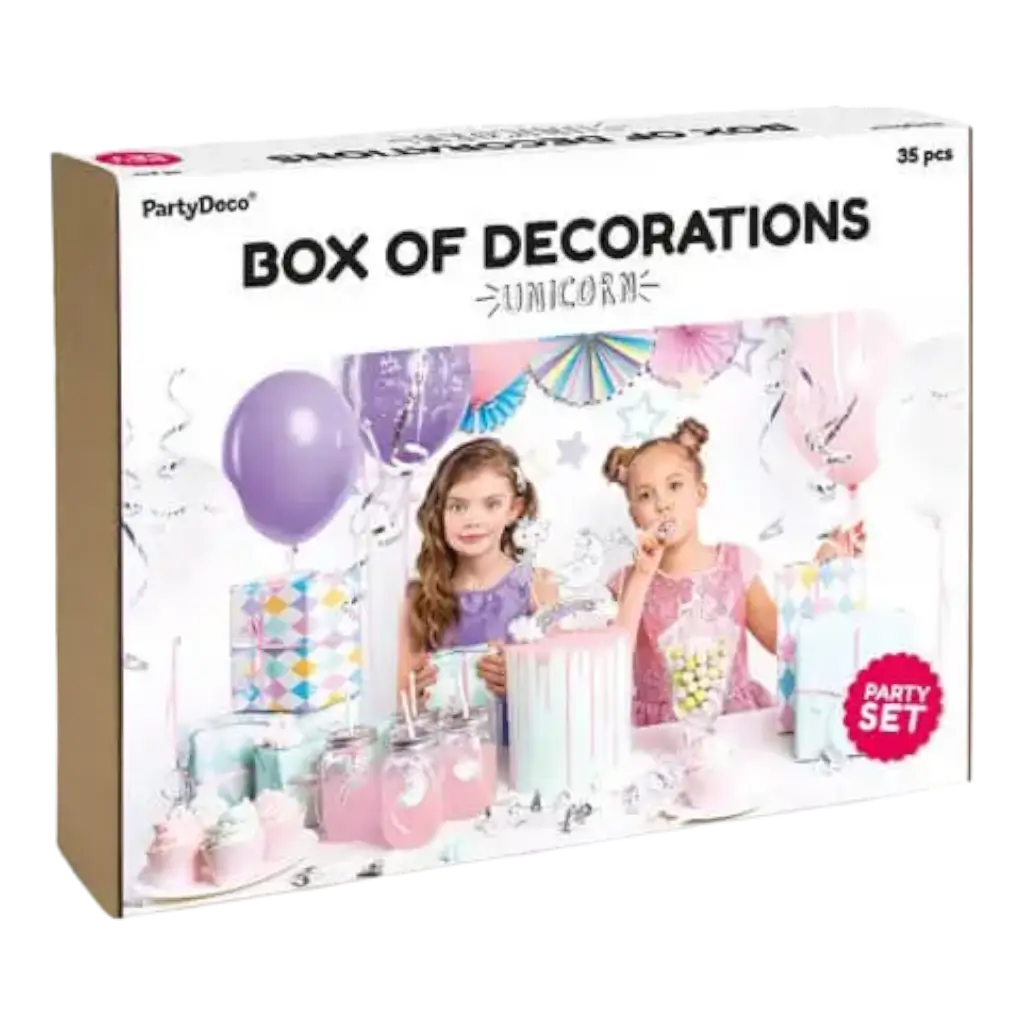 Kit de decoración de cumpleaños Unicornio