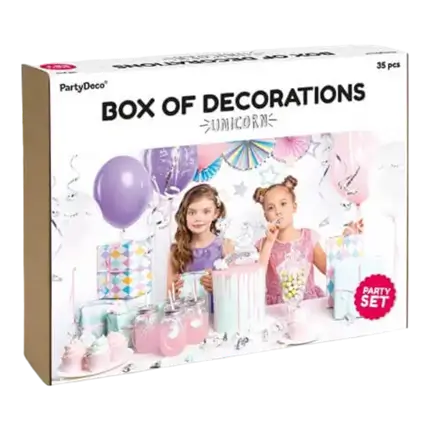 Kit de decoración de cumpleaños Unicornio