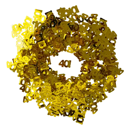 Confeti de mesa 40 años (15gr)