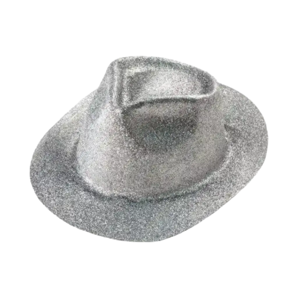 Sombrero BORSALINO brillo plateado