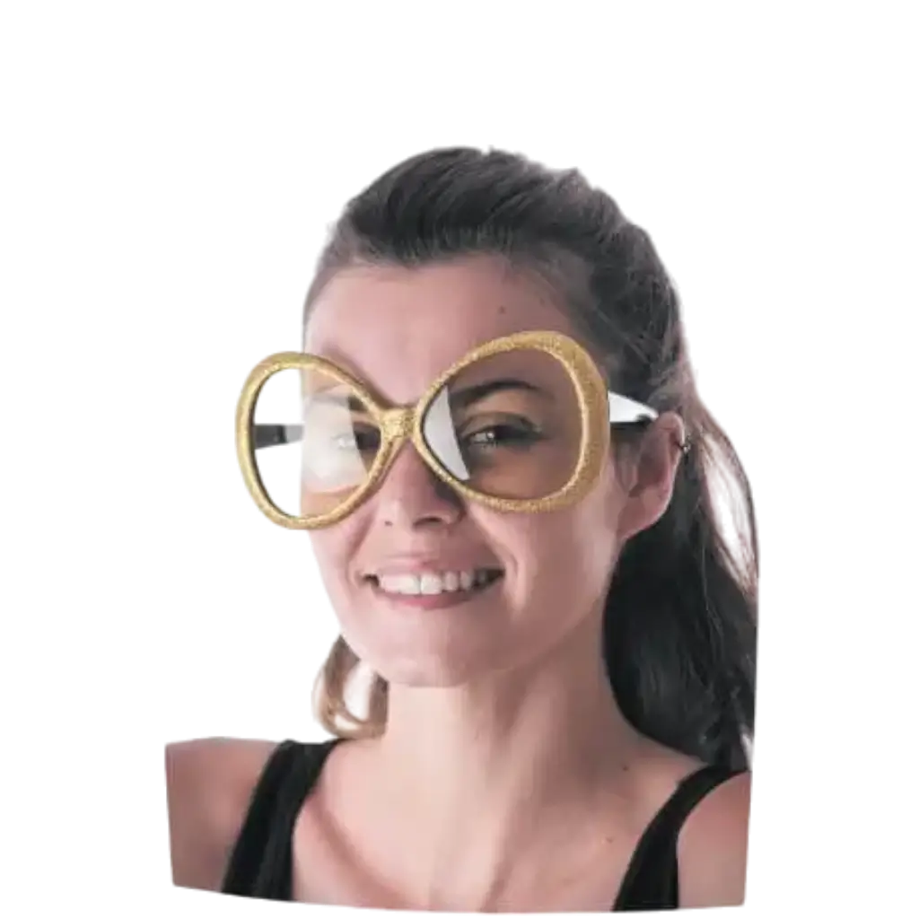 Gafas BUTTERFLY Oro