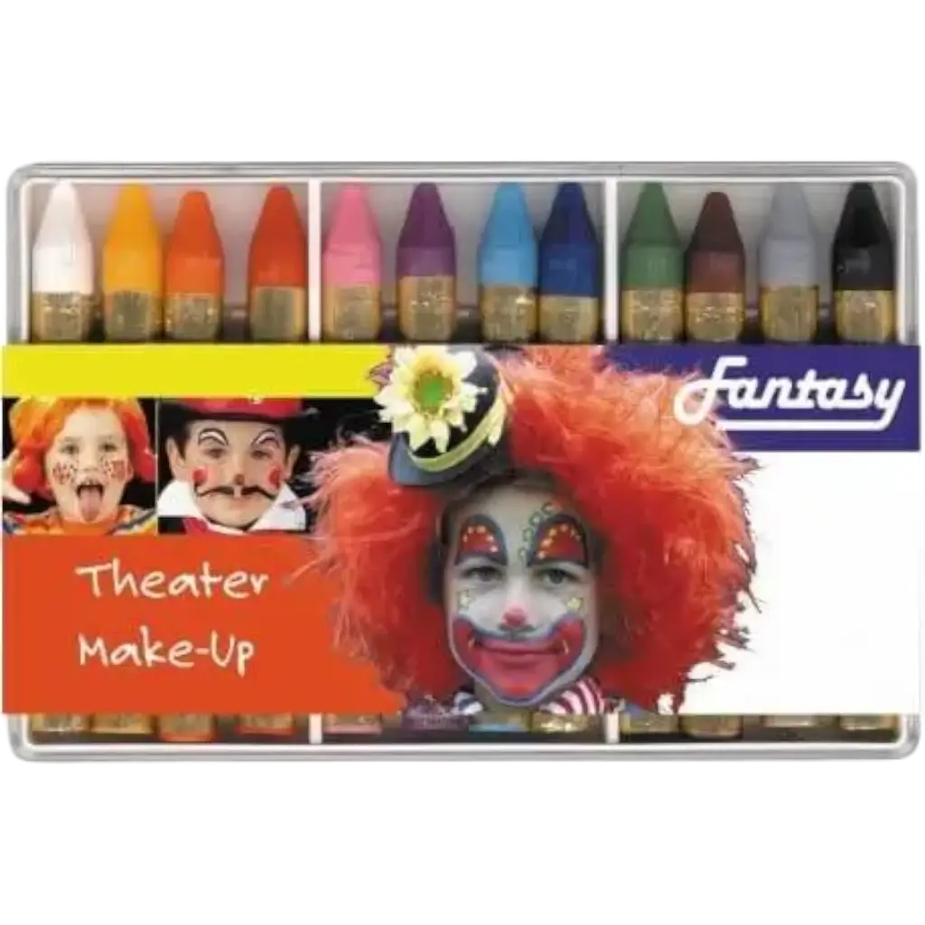 Caja de 12 lápices grasos para el maquillaje de los niños