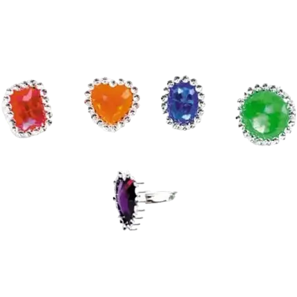 Anillo de piedras preciosas