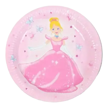 Placa PRINCESS ø22cm (Juego de 6)