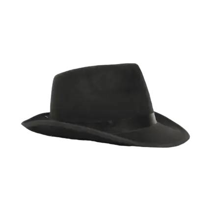 Sombrero BORSALINO en tela negra