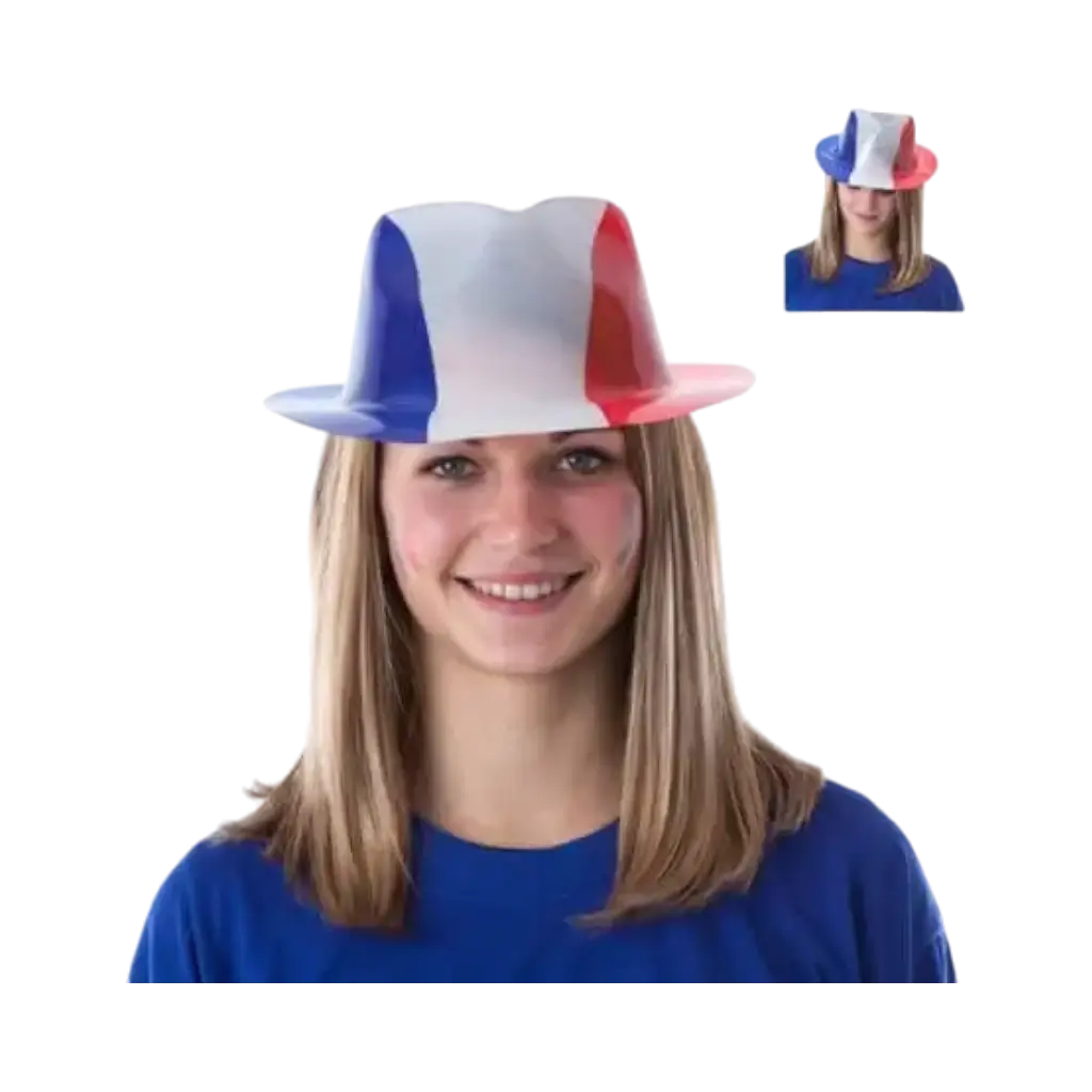 ALLEZ LA FRANCIA borsalino sombrero de PVC