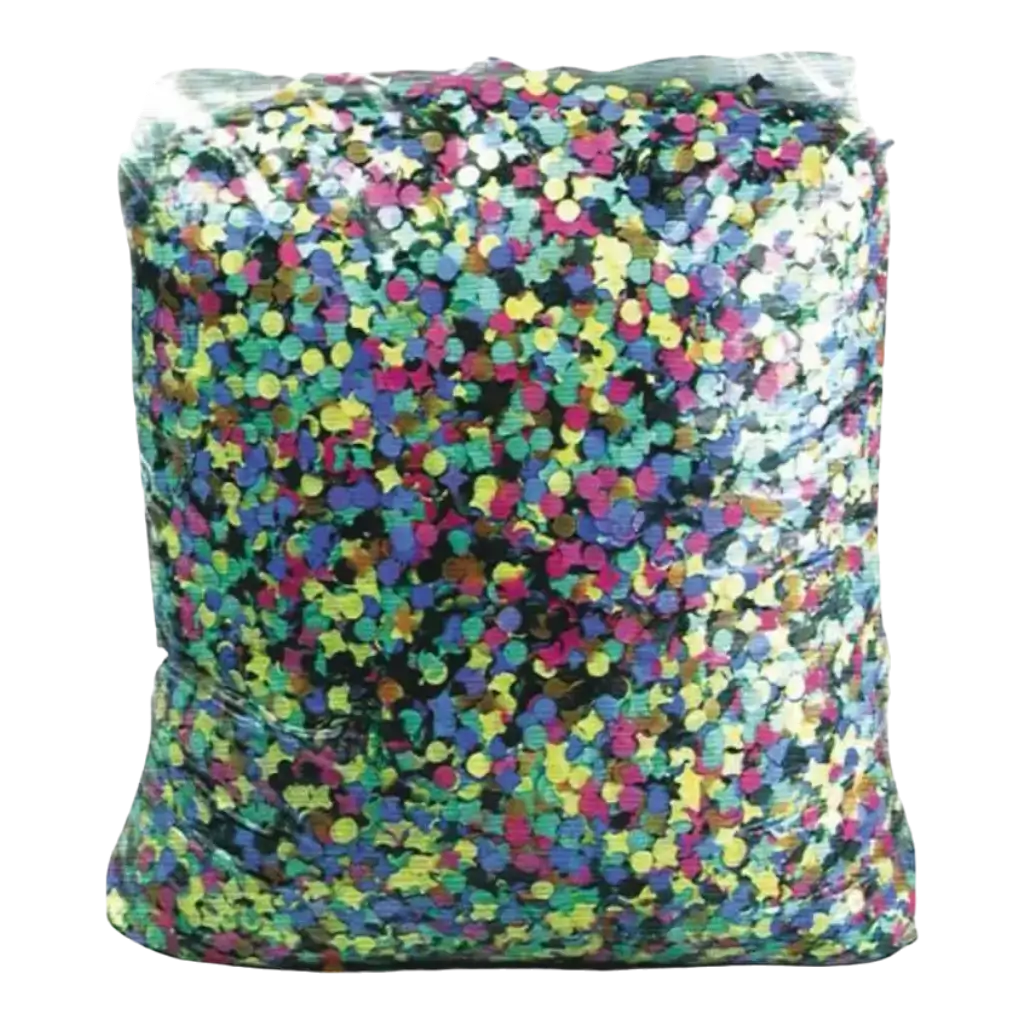 Bolsa de 1kg Confeti multicolor