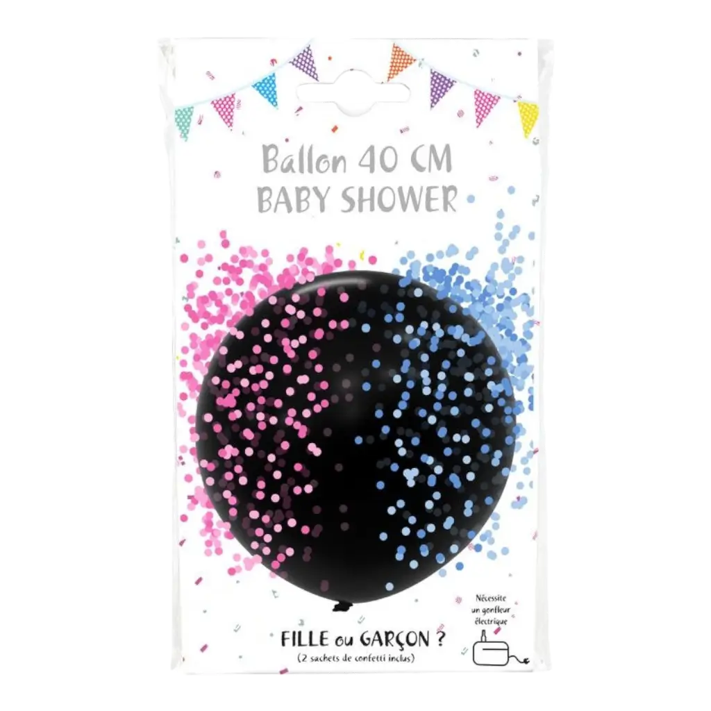 ¿Globos de confeti de niña o de niño?