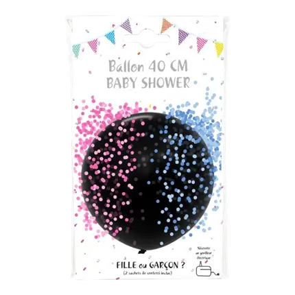 ¿Globos de confeti de niña o de niño?