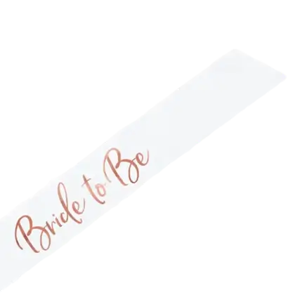 Bufanda blanca con la novia o la rosa