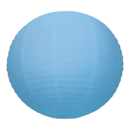 Linterna japonesa azul claro 35cm