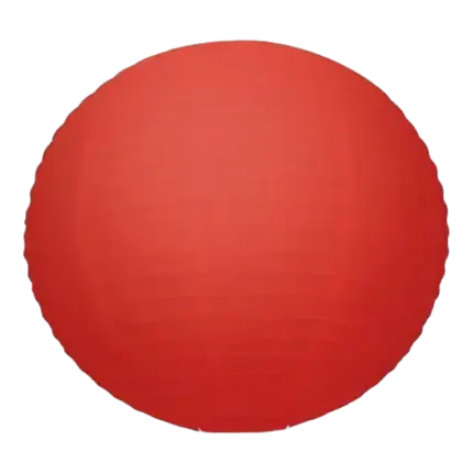 Linterna roja japonesa 35cm