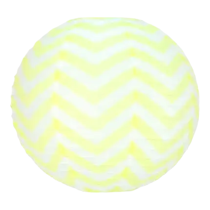 Linterna Japonesa Espina de Pescado Amarilla 35cm