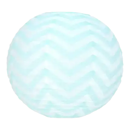 Linterna japonesa de espina de pescado azul 35cm