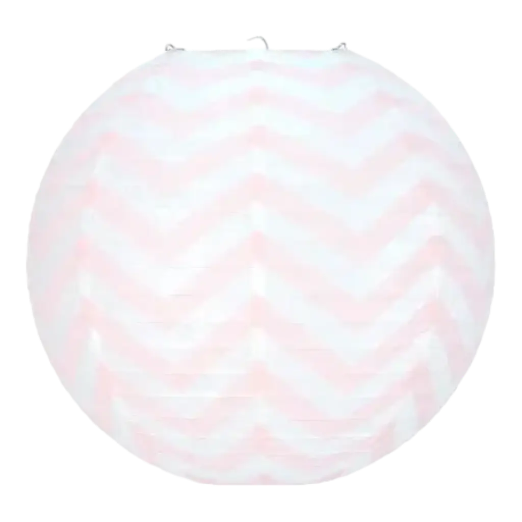 Linterna japonesa en espiga rosa claro 35cm