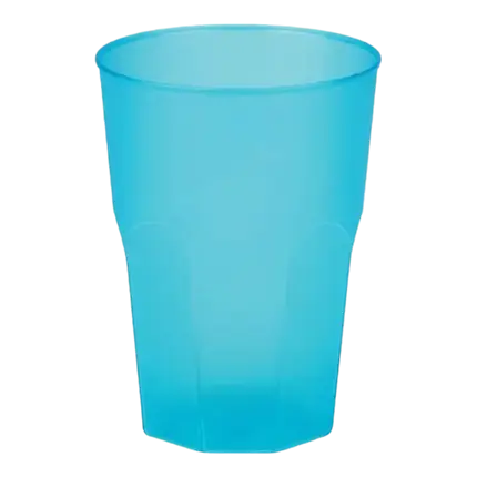 Vaso de cóctel azul turquesa 35cl (Lote de 20)