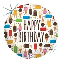 Globo de Helado de Feliz Cumpleaños 91cm