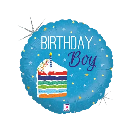 Birthday Boy Ball azul ø45cm