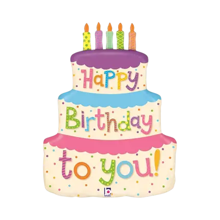 Bola de Pastel de Feliz Cumpleaños 69cm