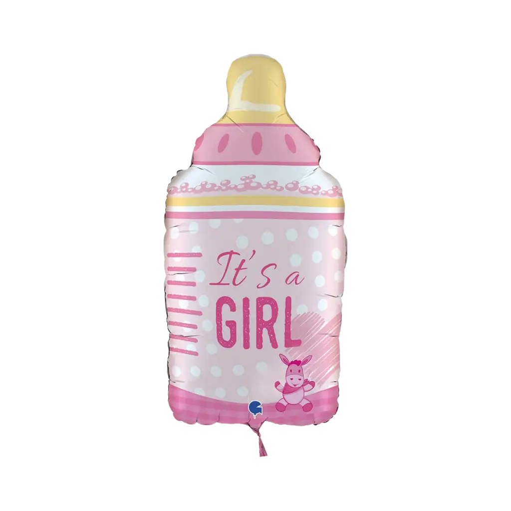 Globo de botella "It's a Girl" 74cm