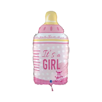 Globo de botella It's a Girl 74cm