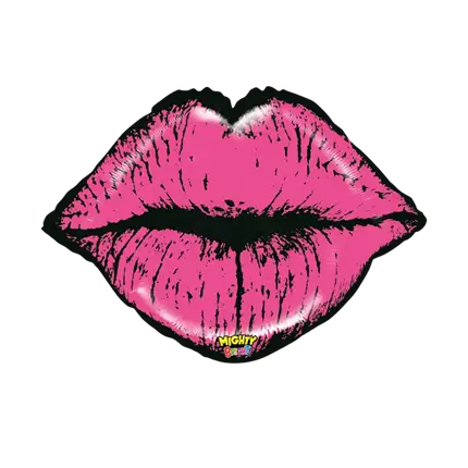 Globo labial Brillo de labios rosa 76cm