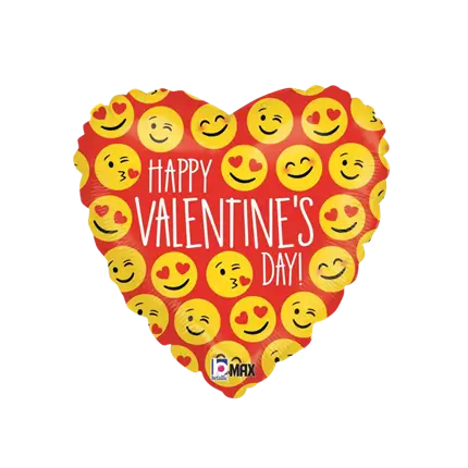 Feliz día de San Valentín Globo cardíaco 45cm