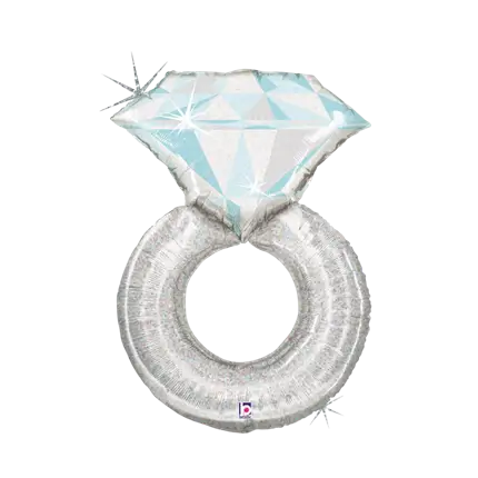Alianza de Globos de Helio Platino 94cm