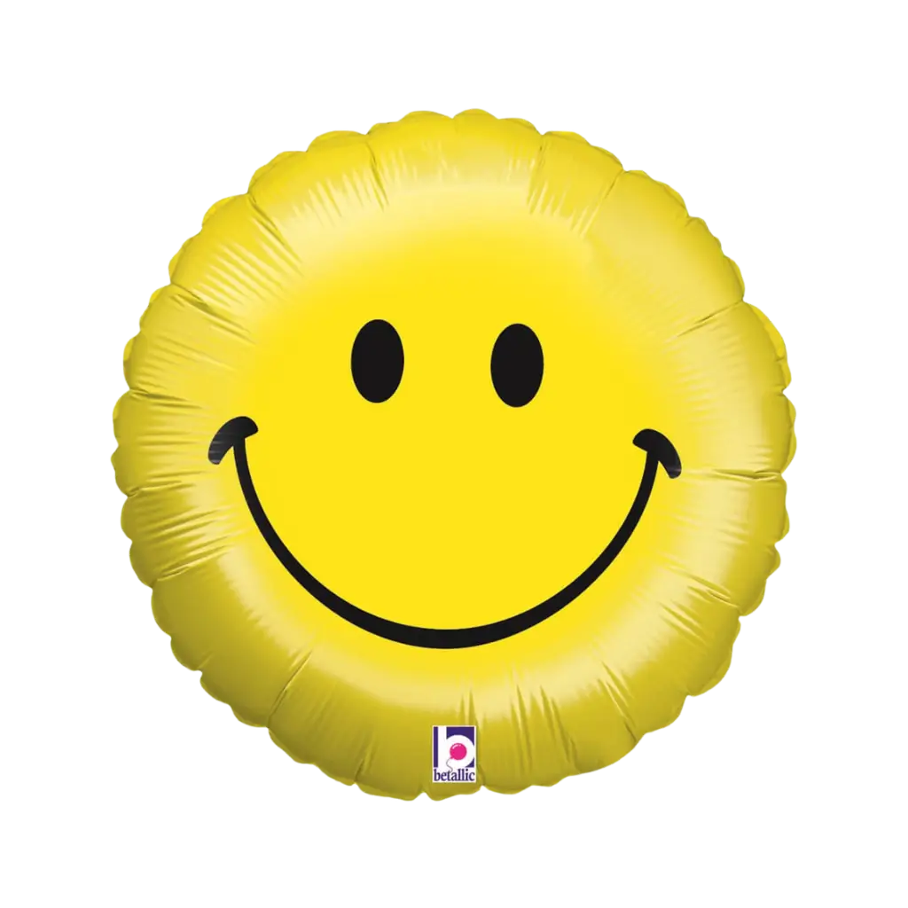 Globo Emoji con sonrisa ø45cm