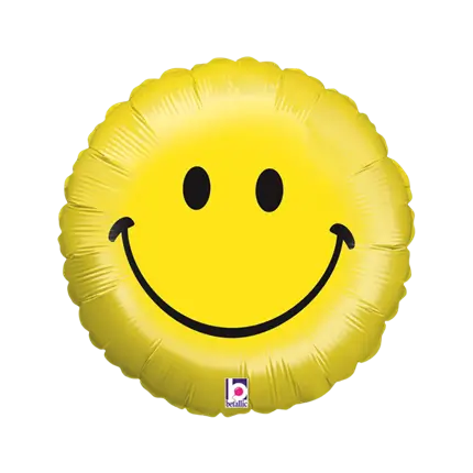 Globo Emoji con sonrisa ø45cm