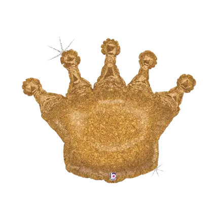 Globo de Helio Corona de Oro 91cm