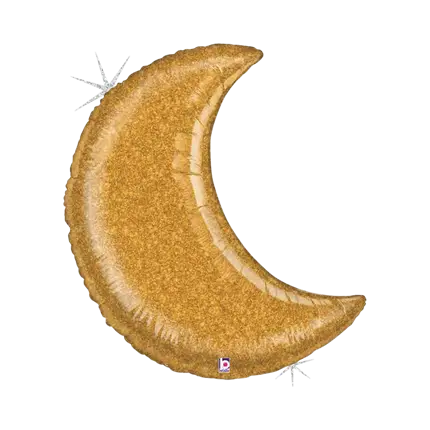 Globo Lunar Holográfico de Oro Gigante 107cm