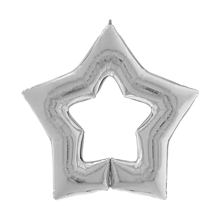 Bola de metal Linky Silver Star122cm
