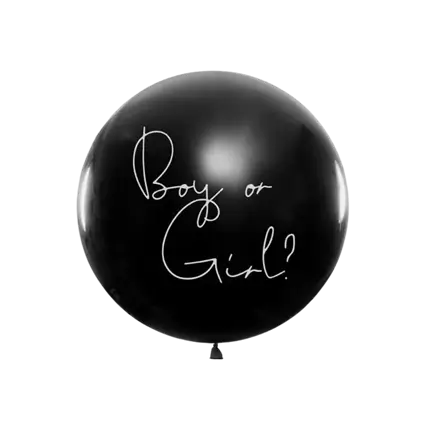 Los globos de confeti revelan el género de la chica