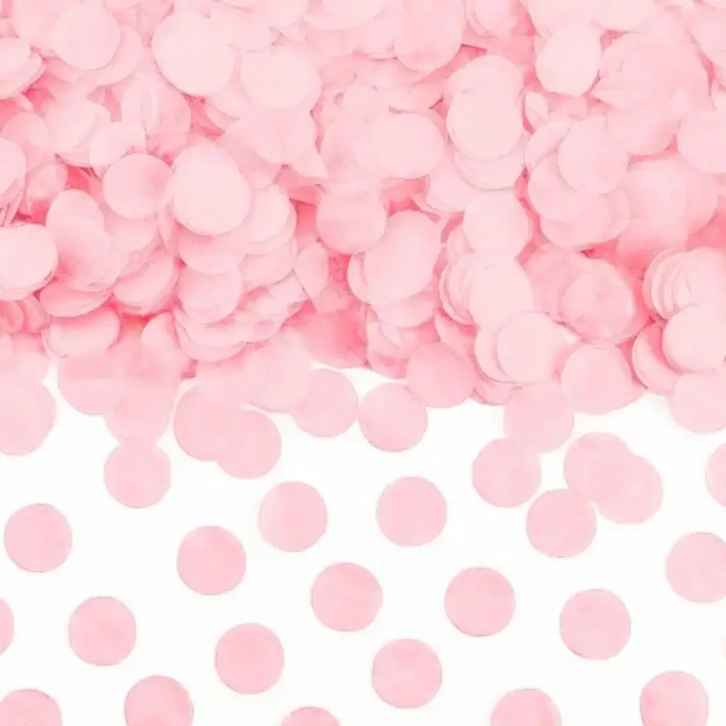 Confeti redondo rosa claro (15gr)