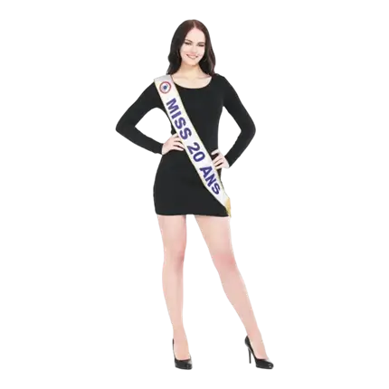 Bufanda de cumpleaños de la señorita 20 años