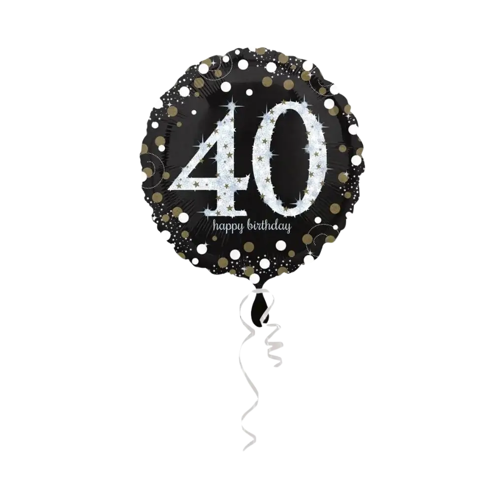 Bola de cumpleaños Ronda 40 años de plata