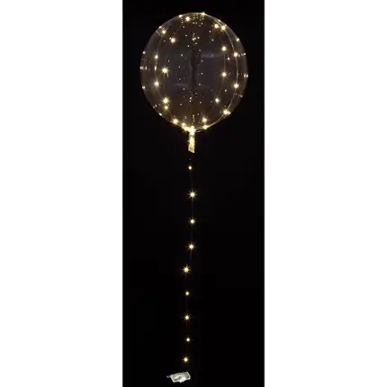Globo LED blanco transparente ø40cm