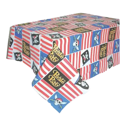 Mantel de Cumpleaños Pirata 137x243cm