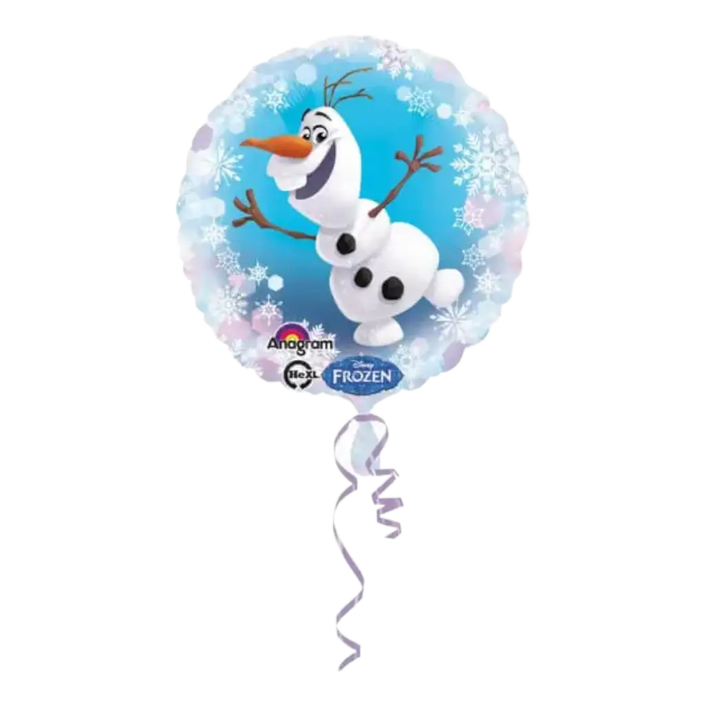 Globo de aluminio Olaf Reine des Neiges ø43cm