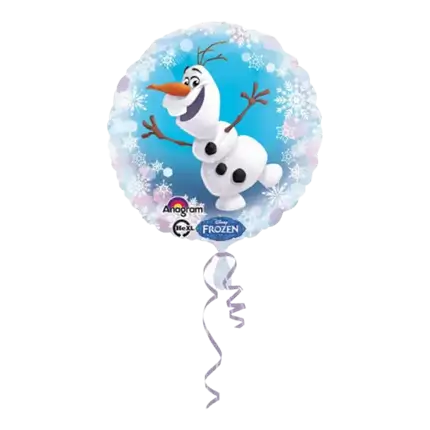 Globo de aluminio Olaf Reine des Neiges ø43cm