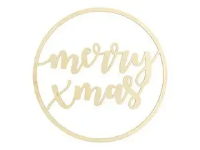 Decoración de madera Feliz Navidad