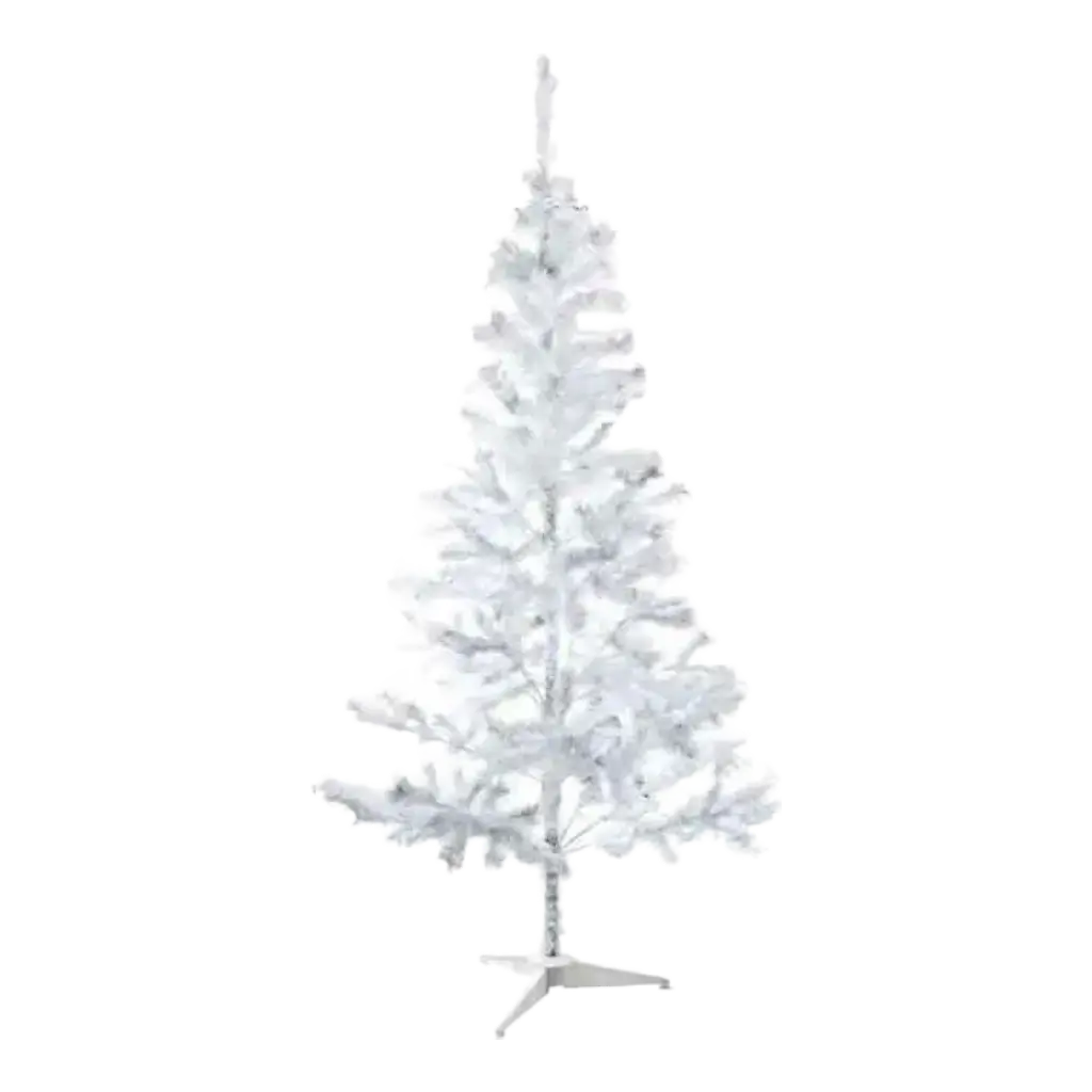 Árbol de Navidad artificial blanco 180cm