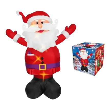 El gigante Papá Noel hinchable de 3 metros