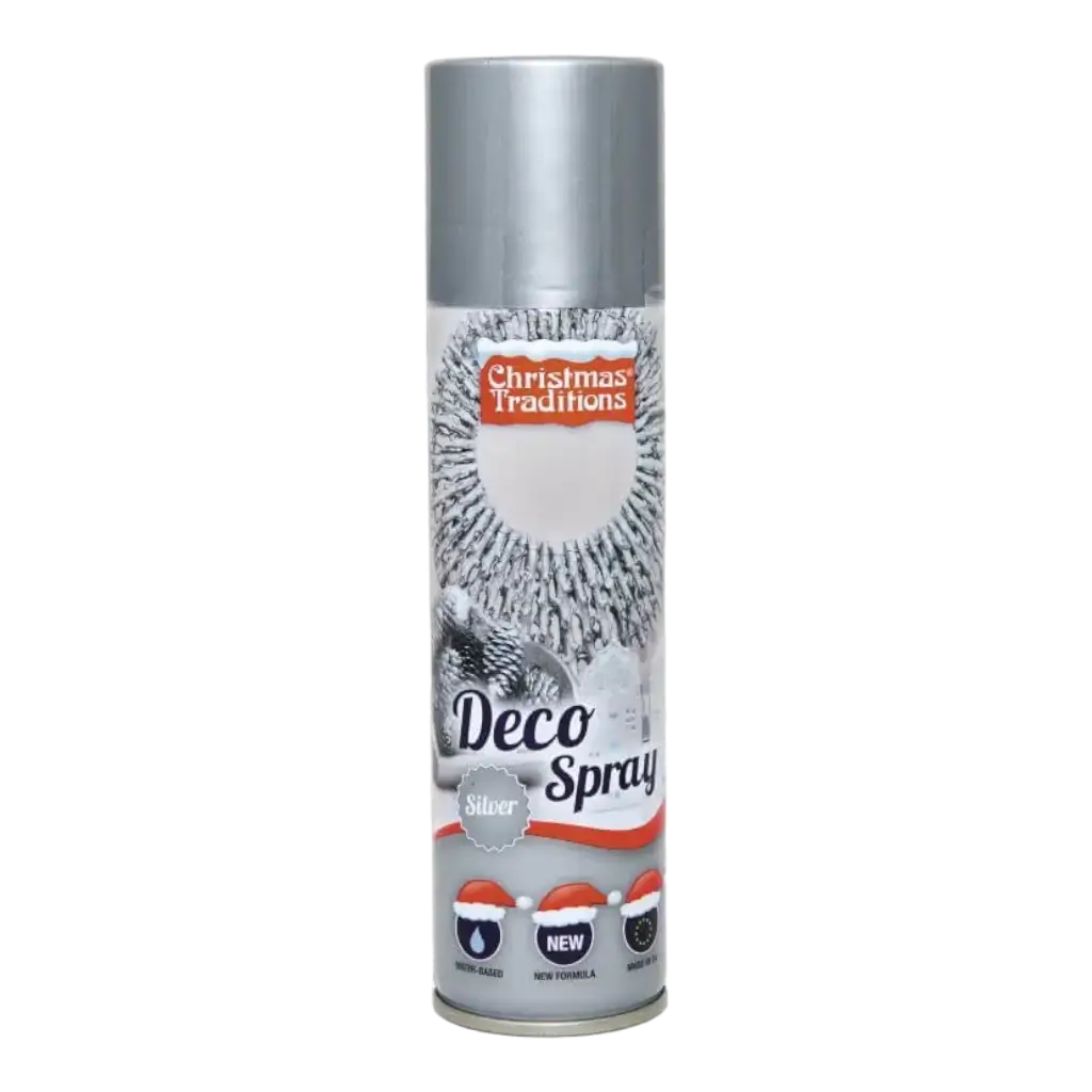 Spray de decoración de plata 150ml