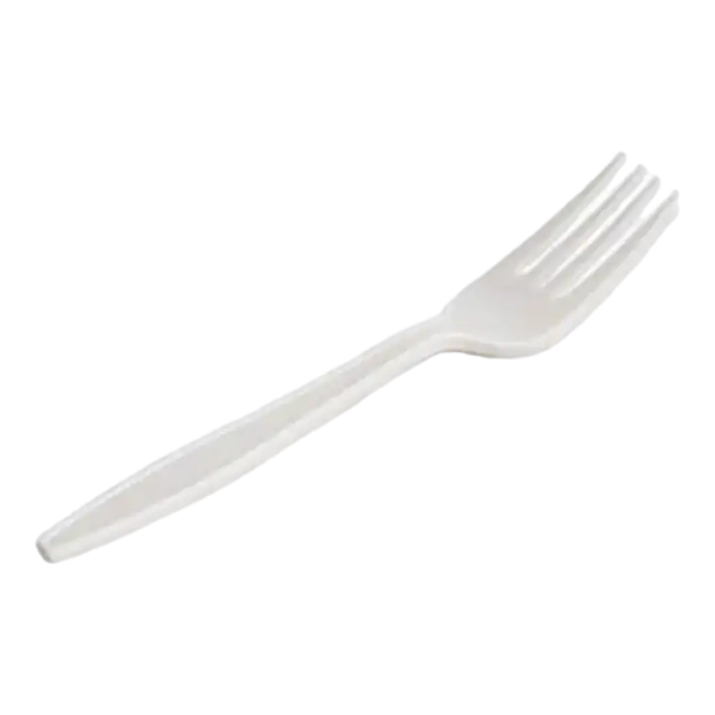 Tenedor de maíz blanco (Juego de 50)