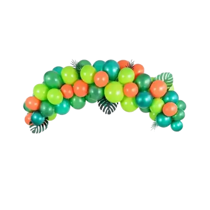 Medio Arco de Globos Tema de Dinosaurios