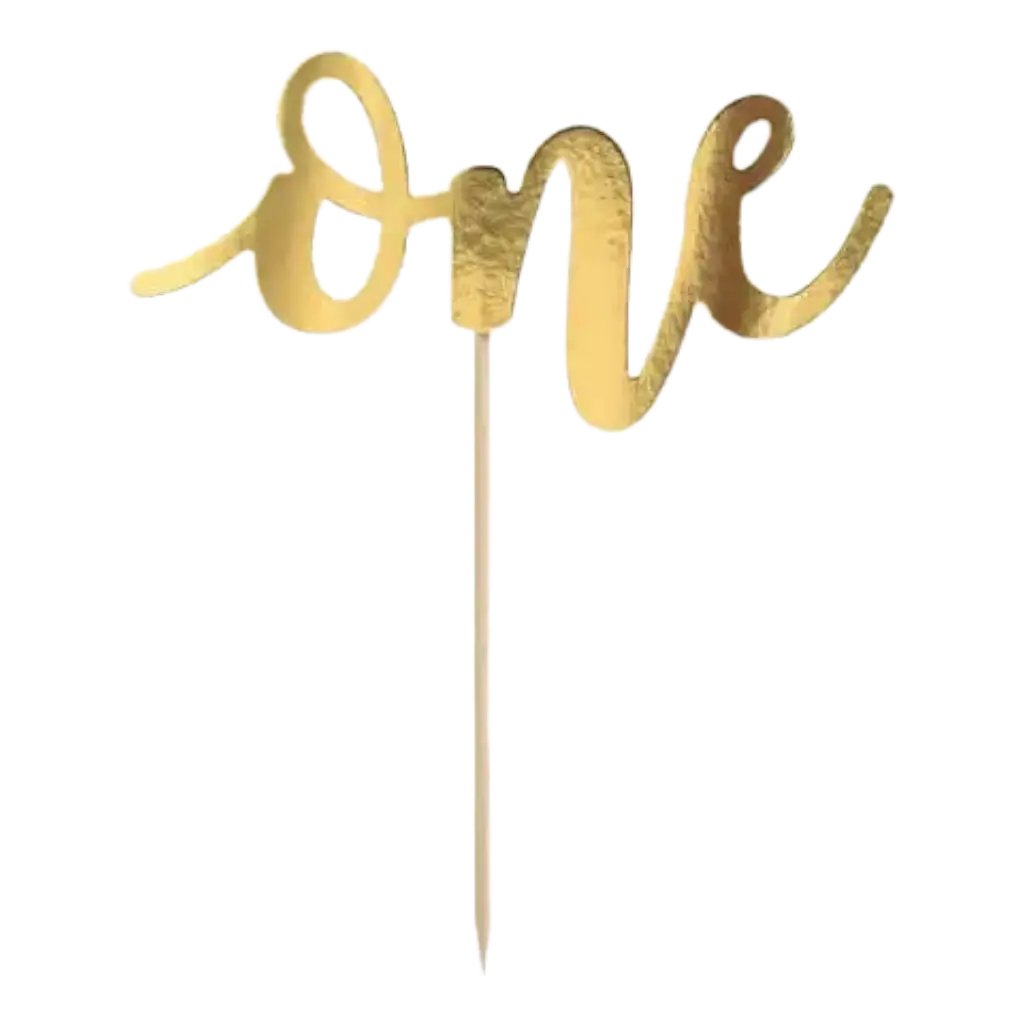 Decoración para Cake One color Gold
